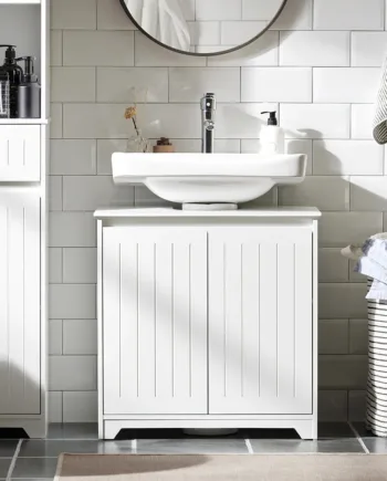 Elegant Underskab Med Plads Til Alt  60x30x60 Cm  Hvid