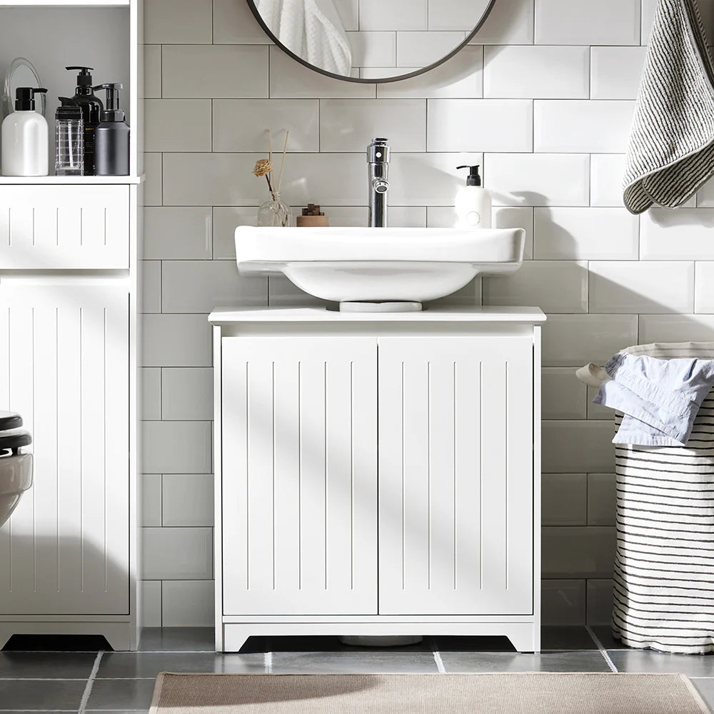 Elegant Underskab Med Plads Til Alt  60x30x60 Cm  Hvid