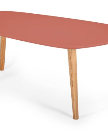 Endocarp Sofabord 110x66x45cm Antik Pink Asketræ