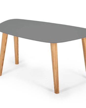 Endocarp Sofabord 80x48x40cm Betongrå   Asketræ