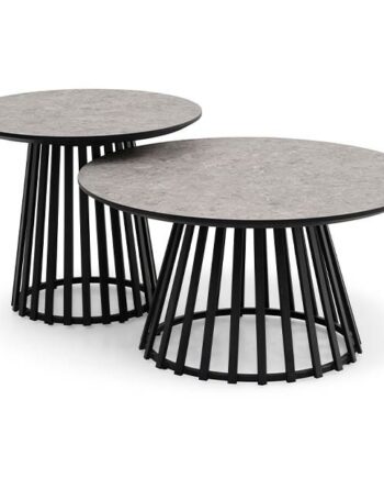 Erling Christensen Møbler Samos Coffee Tables ø60   ø80 Cm Sæt Af   : Erling Christensen Møbler  : Erling Christensen Møbler