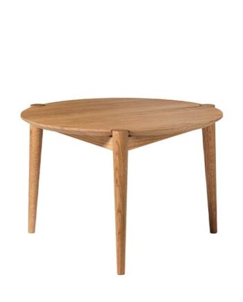 Fdb Møbler D102 Søs Sofabord Massiv Eg ø55 Cm  : Erling Christensen Møbler