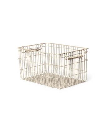 Ferm Living Cala Stackable Baskets Set Of   Cashmere  : Erling Christensen Møbler
