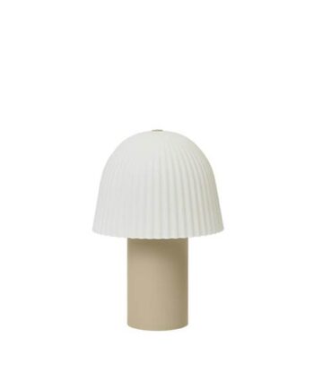 Ferm Living Frill Portable Lampe  Cashmere White  : Erling Christensen Møbler