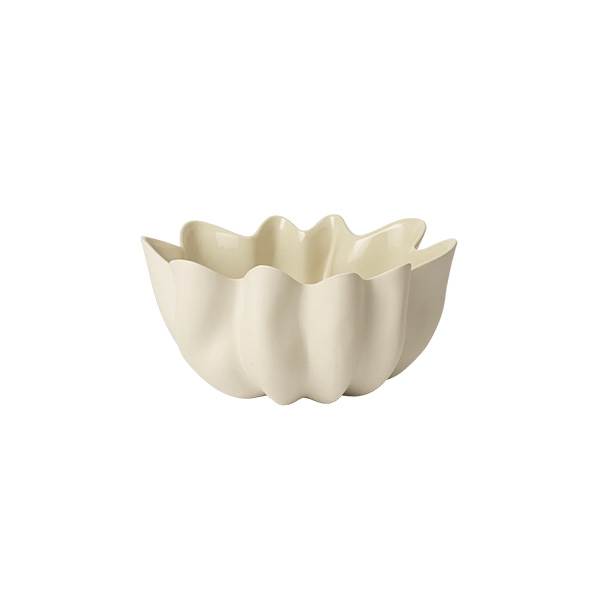 Ferm Living Nium Bowl  36 Cm Off White  : Erling Christensen Møbler