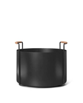 Ferm Living Port Brændespand Sort  : Erling Christensen Møbler