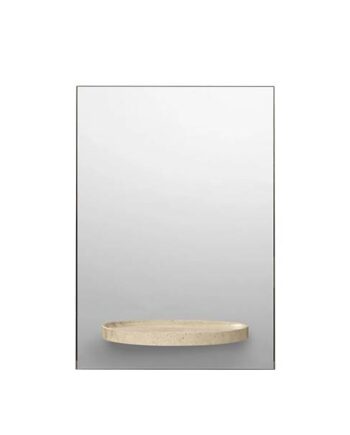 Ferm Living Symmetry Spejl Travertine  : Erling Christensen Møbler