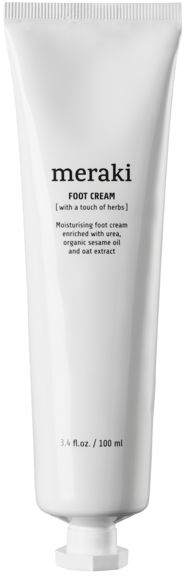Fodcreme Meraki Foot 100 Ml   Fugtgivende Med Karbamid  økologisk Sesamolie   Havreekstrakt  Beroligende Urte-duft