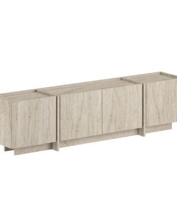 Funzi Living Lowen Tv-bord      Låger Sand Travertin Melamin  180x35
