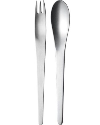 Georg Jensen Arne Jacobsen Serveringssæt  : Erling Christensen Møbler