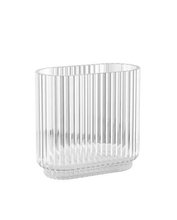 Georg Jensen Bernadotte Vase Oval Glas  : Erling Christensen Møbler