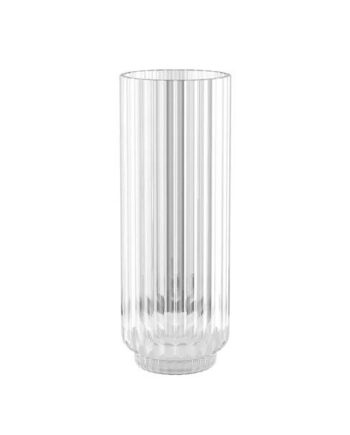 Georg Jensen Bernadotte Vase Rund Glas  : Erling Christensen Møbler