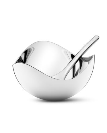 Georg Jensen Bloom Saltkar Med Ske  : Erling Christensen Møbler