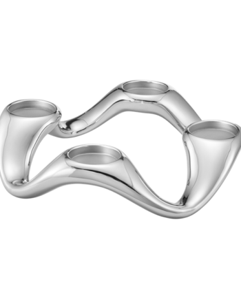 Georg Jensen Cobra Rund Lysestage  : Erling Christensen Møbler