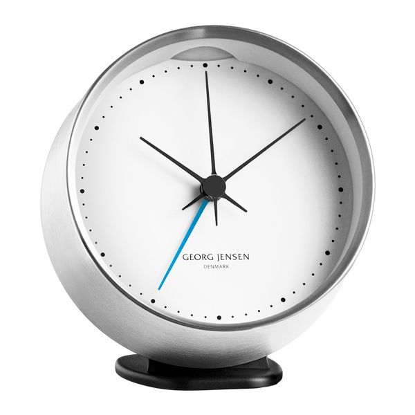 Georg Jensen Henning Koppel Alarm Ur Med Holder   10 Cm   : Erling Christensen Møbler