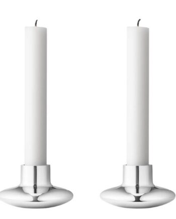 Georg Jensen Henning Koppel Lysestager   Stk   : Erling Christensen Møbler