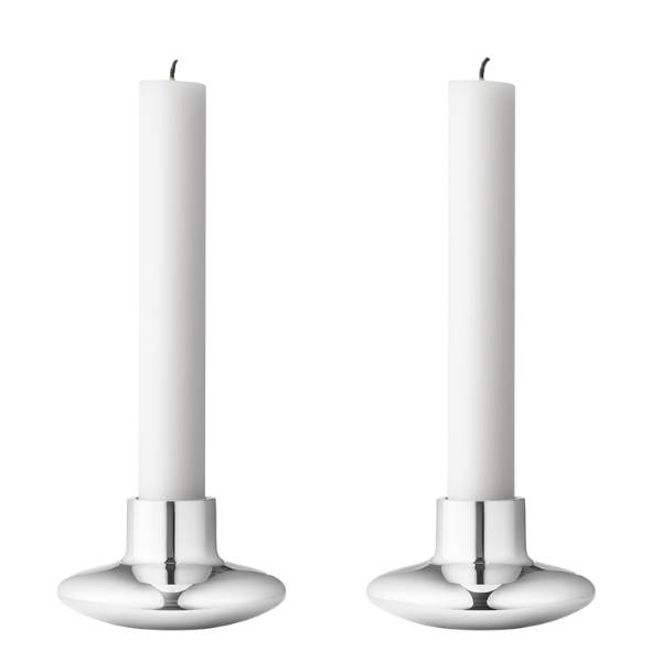 Georg Jensen Henning Koppel Lysestager   Stk   : Erling Christensen Møbler