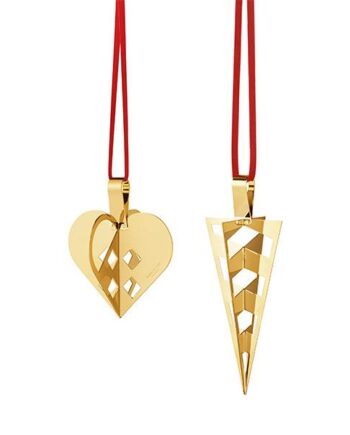 Georg Jensen 2025 Juleornamentsæt    Stk Forgyldt  : Erling Christensen Møbler