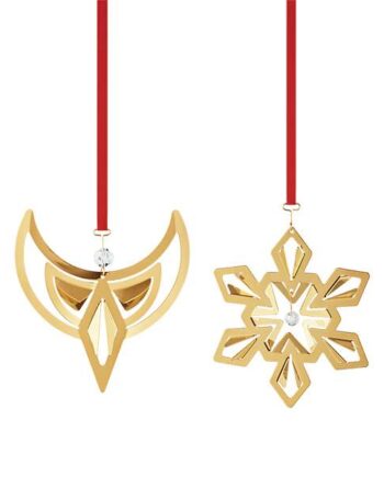 Georg Jensen 2024 Juleornamentsæt    Stk Forgyldt  : Erling Christensen Møbler