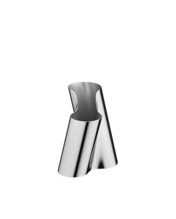 Georg Jensen Lituus Vase  Medium Stål  : Erling Christensen Møbler