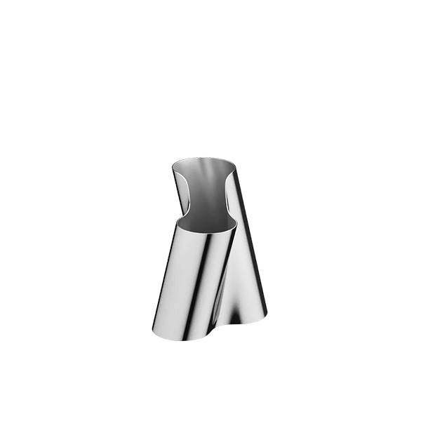 Georg Jensen Lituus Vase  Medium Stål  : Erling Christensen Møbler