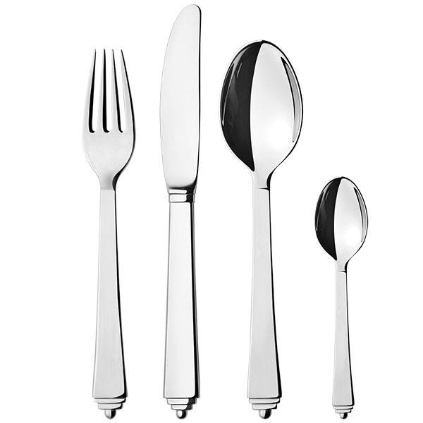 Georg Jensen Pyramide Bestiksæt   Dele  : Erling Christensen Møbler