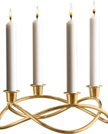 Georg Jensen Season Adventsstage Guldbelagt  : Erling Christensen Møbler