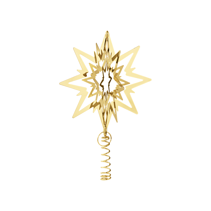 Georg Jensen Topstjerne Mellem 18 Kt Guldbelagt : Erling Christensen Møbler