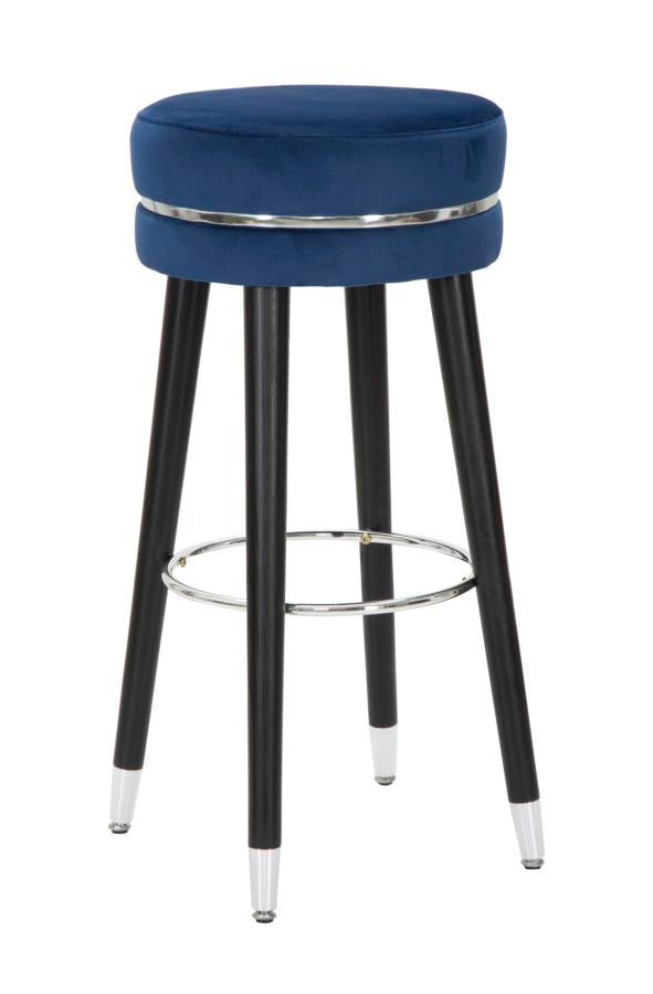 Glam Barstol   Fyrretræ  Metal Og Polyester   35x74 Cm