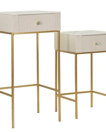 Glam Bord   Fyrretræ  Mdf Og Metal   45x90 40x70 Cm