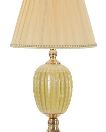Glam Bord   Guldfarve Af Jern  Ceramic Og Stof   30x55 Cm