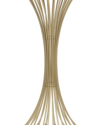 Glam Bord   Guldfarve  Metal Og Glas   50x103 Cm