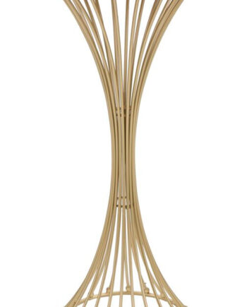Glam Bord   Guldfarve  Metal Og Glas   40x82 Cm