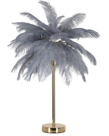 Glam Bordlampe   Guldfarve   Jern Og Plast   55x60 Cm