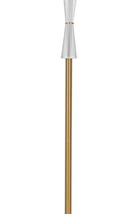 Glam Bordlampe   Guldfarve  Jern  Glas Og Stof   40x153 Cm