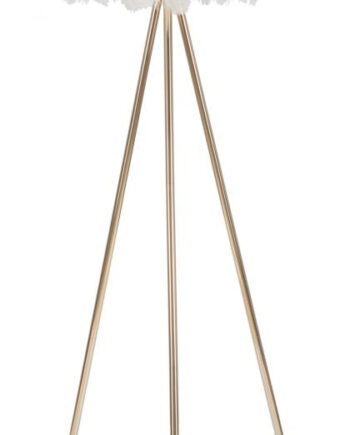 Glam Bordlampe   Guldfarve  Jern Og Plast   46x147 Cm