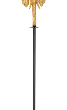 Glam Gulvlampe  Polyresin  Metal Og Stof   37x164 Cm