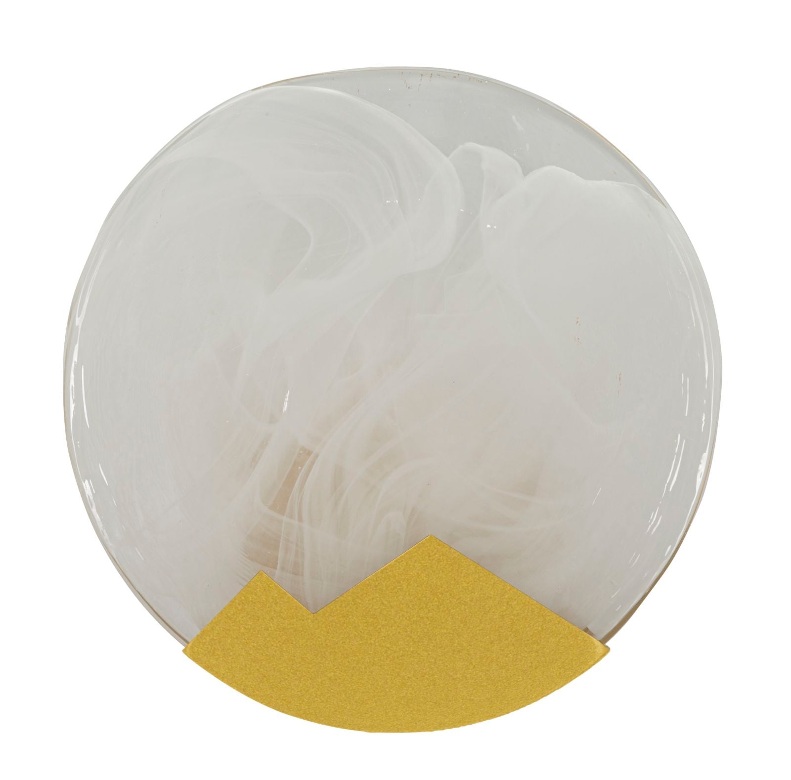 Glam Lampe   Glas Og Jern   20x10 Cm