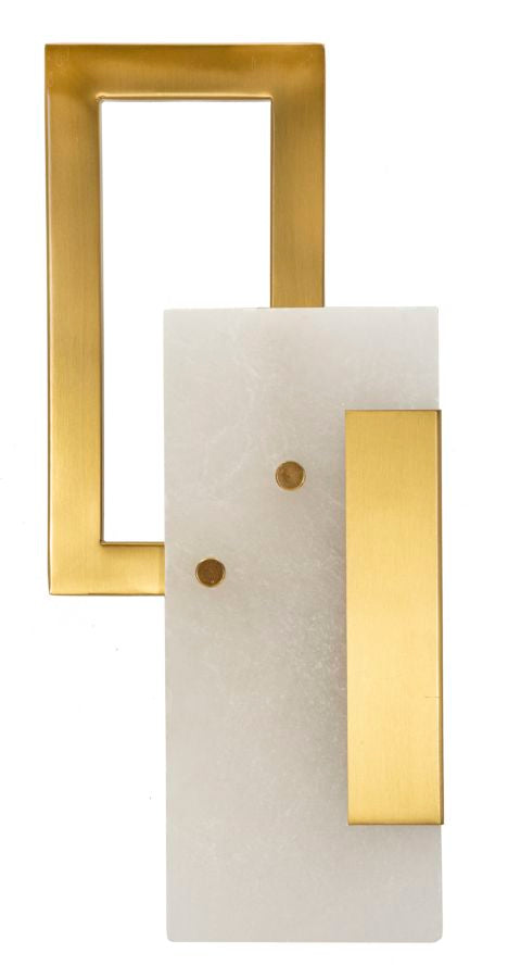 Glam Lampe   Glas Og Jern   15x8x33 Cm