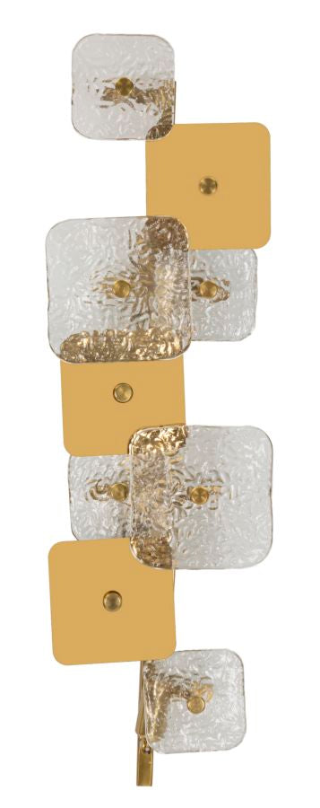 Glam Lampe   Glas Og Jern   24x13x76 Cm