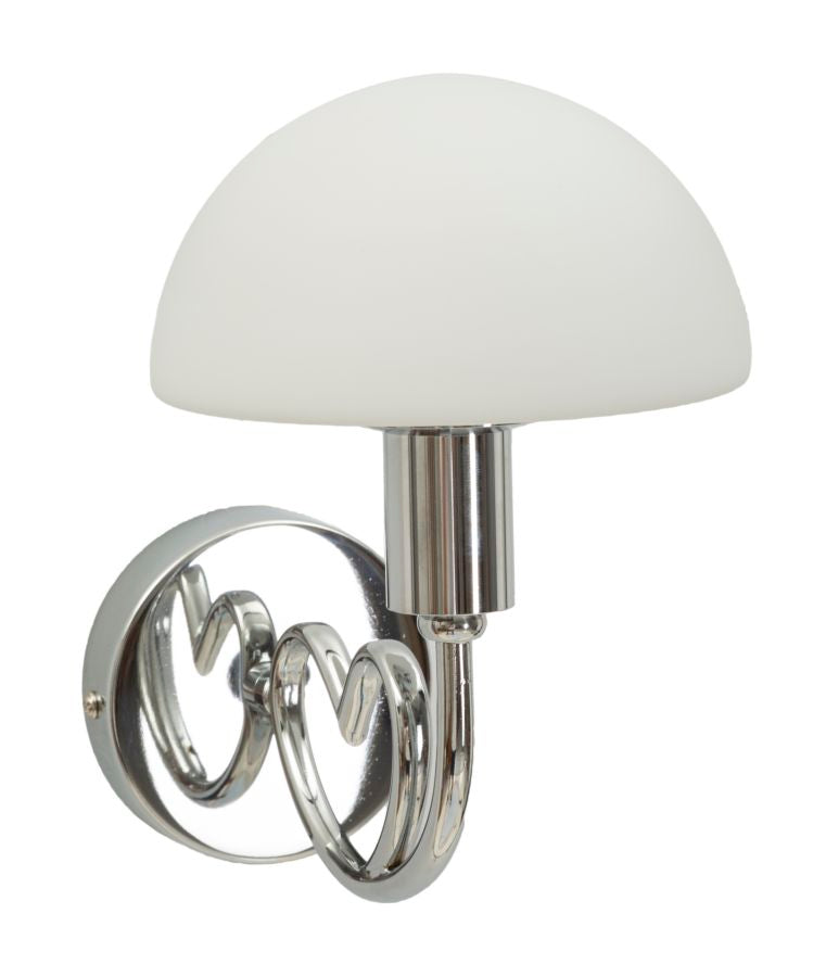 Glam Lampe   Glas Og Jern   23x15x22 Cm