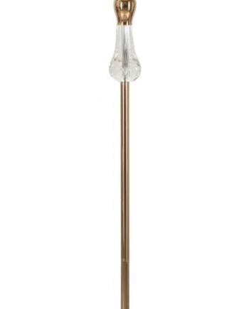 Glam Lampe   Jern  Glas Og Stof   45x165 Cm