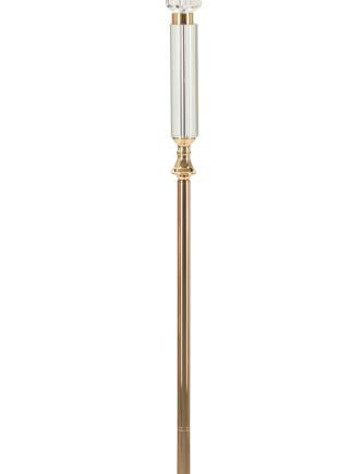 Glam Lampe   Jern  Glas Og Stof   45x165 Cm