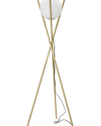 Glam Lampe   Jern Og Glas   55x155 Cm