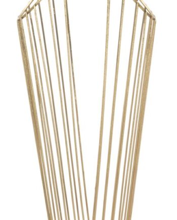 Glam Paraplystativ   Guldfarve  Metal   25x5x18 5x60 Cm