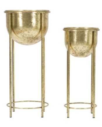 Glam Plantestativer  Guldfarve  Metal   27x62 21x5x52 Cm