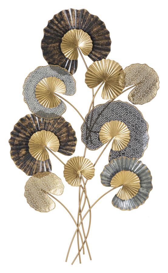 Glam Vægpanel Dekoration   Metal   63x5x4 109x5 Cm
