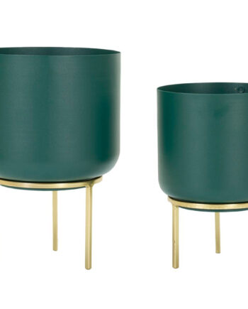 Glam Vase   Guldfarve Af Jern   20x29 16x24 Cm