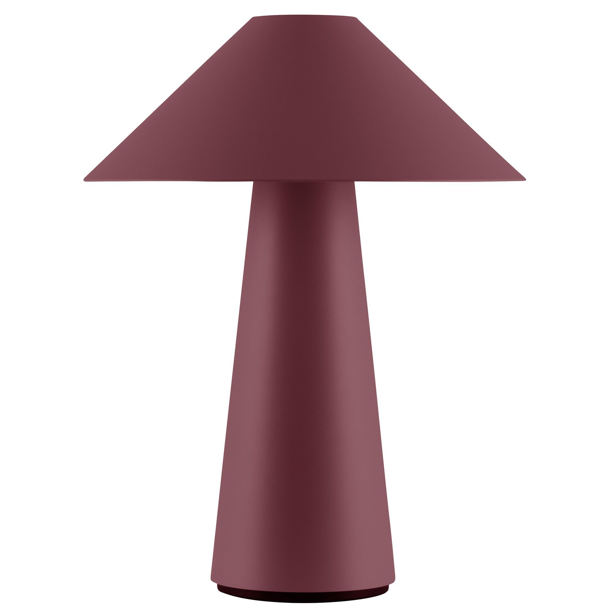 Globen Lighting Cannes Portabel Bordlampe Burgundy