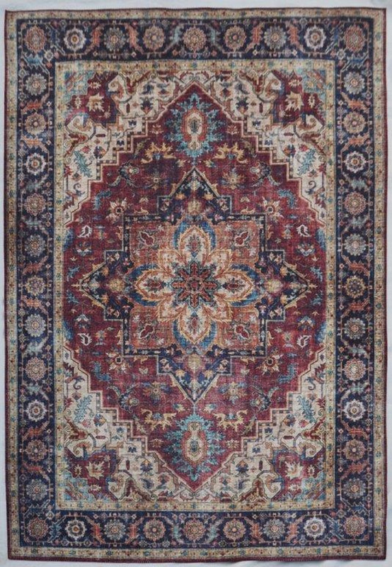 Gulvtæppe Loomery Fenix G4648-  Rød 60ã 110 Cm Vintage Orientalsk Mønster